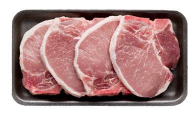 Pork Loin Chop Bone In Thin Value Pack - 1.75 Lb