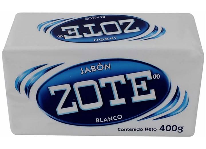 Zote · Jabón de lavandería en barra, blanco (400 g)
