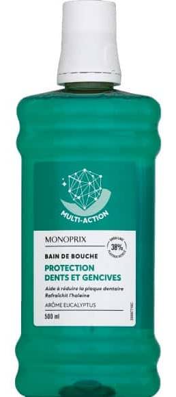 Monoprix Bain De Bouche Protection Dents Et Gencives 500Ml Le Flacon De 500Ml
