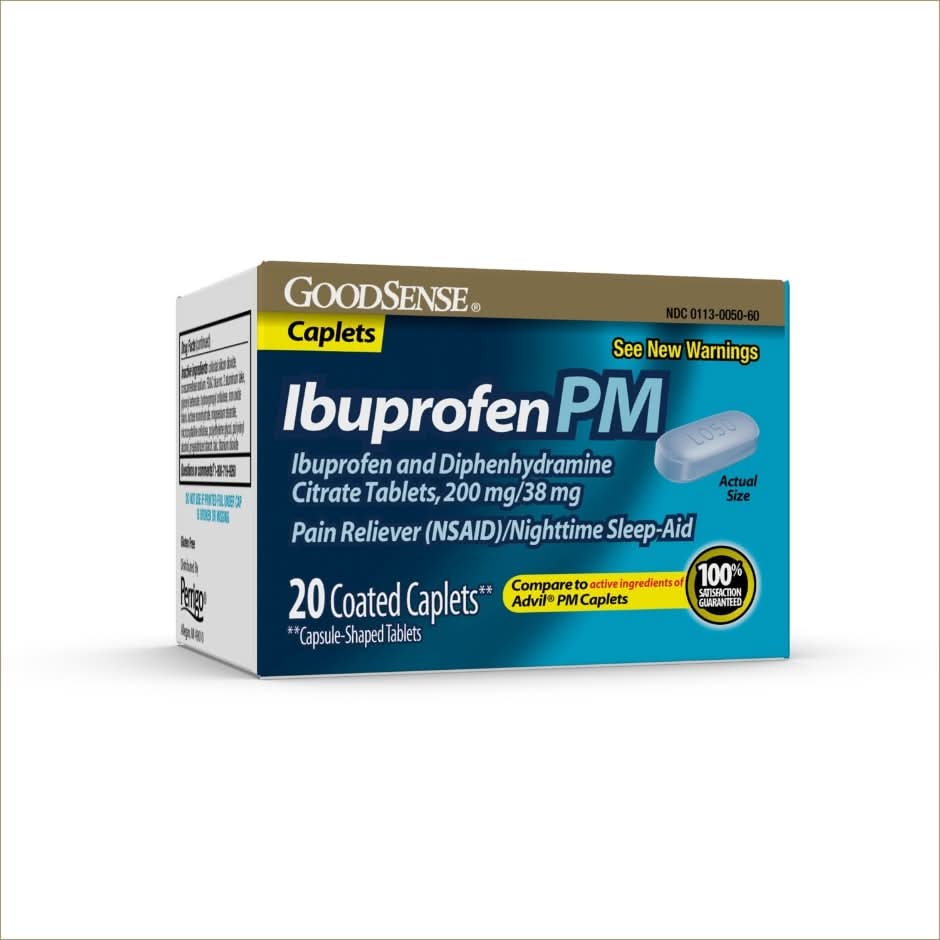 GoodSense Family Wellness Ibuprofen Pm Caplets 200 mg (20 ct)