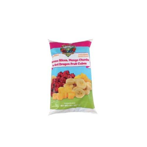 Firestone Banana Slices Mango Chunks & Red Dragon Fruit Cubes