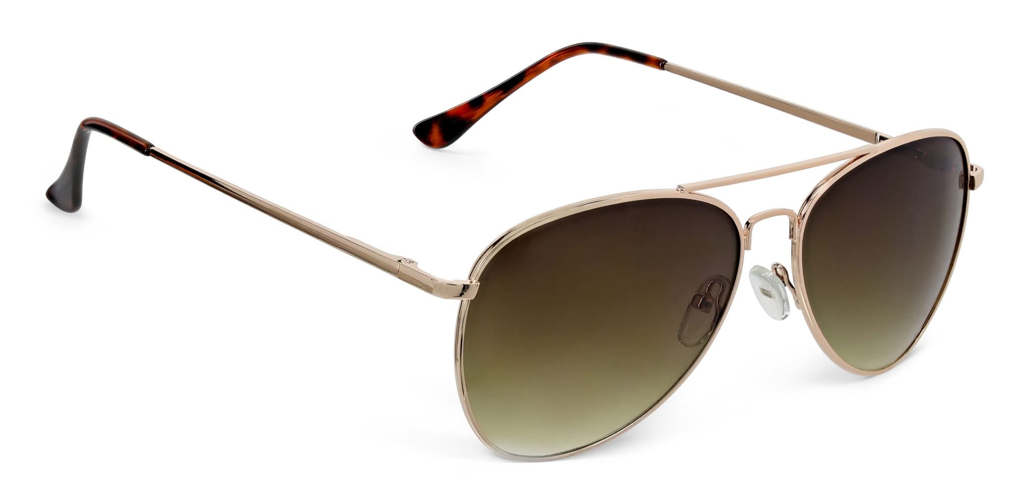 Hillman Adult unisex Gold Steel Sunglasses