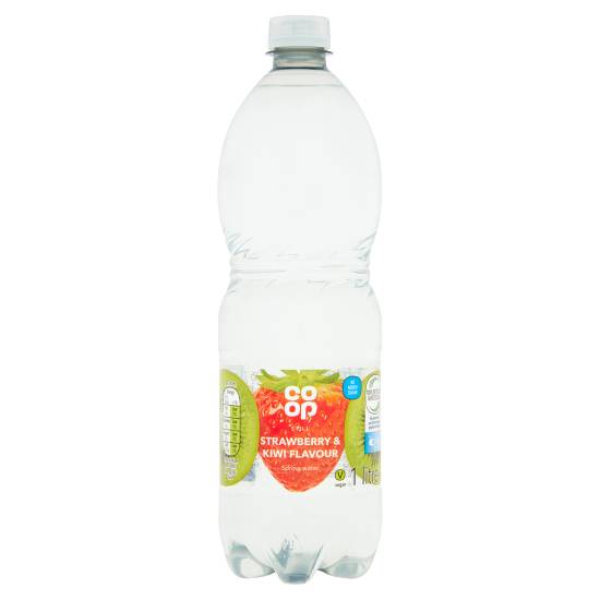 Co-Op Still Strawberry and Kiwi Flavoured Spring Water 1 Litre