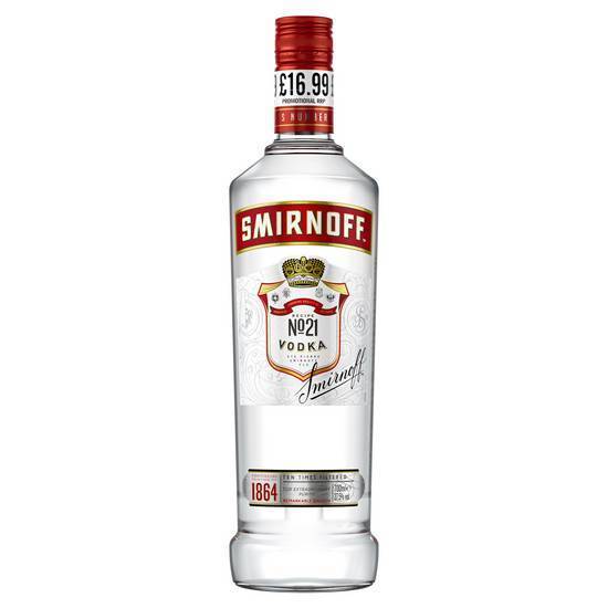 Smirnoff Red Vodka 70cl ABV 37.5%