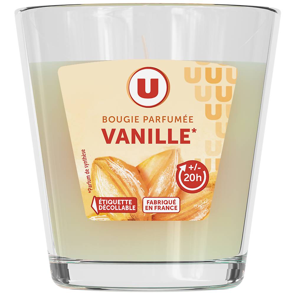 Produit U - Bougie parfumée vanille