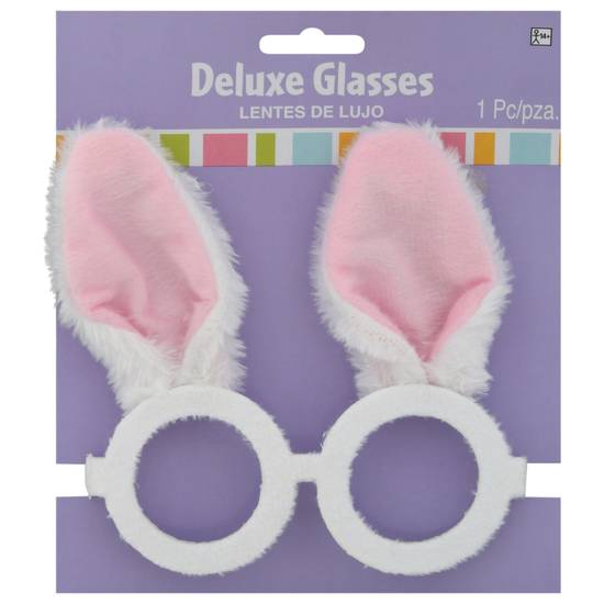 Amscan Plush Bunny Ears Deluxe Glasses