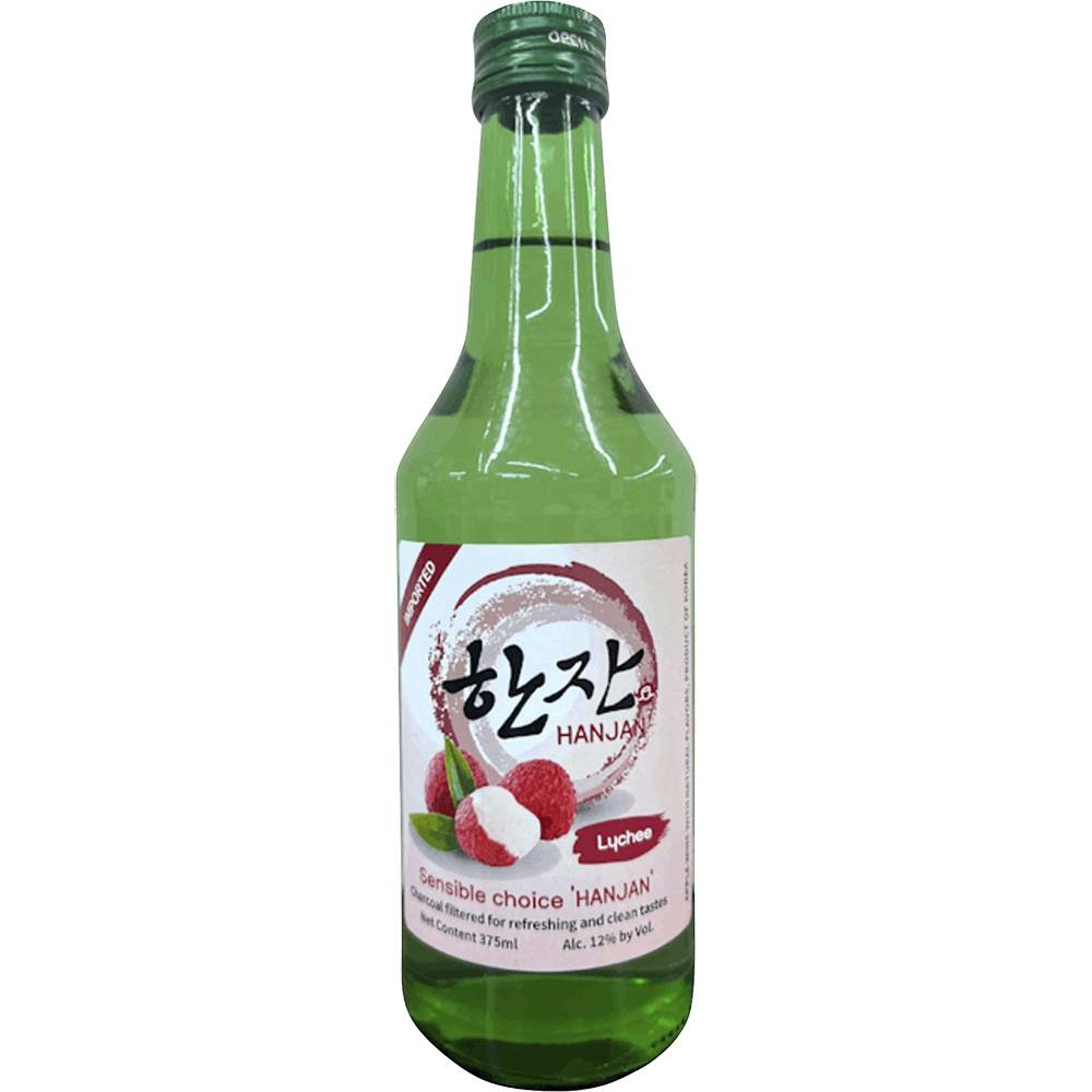 Han Jan Lychee Soju (375ml bottle)