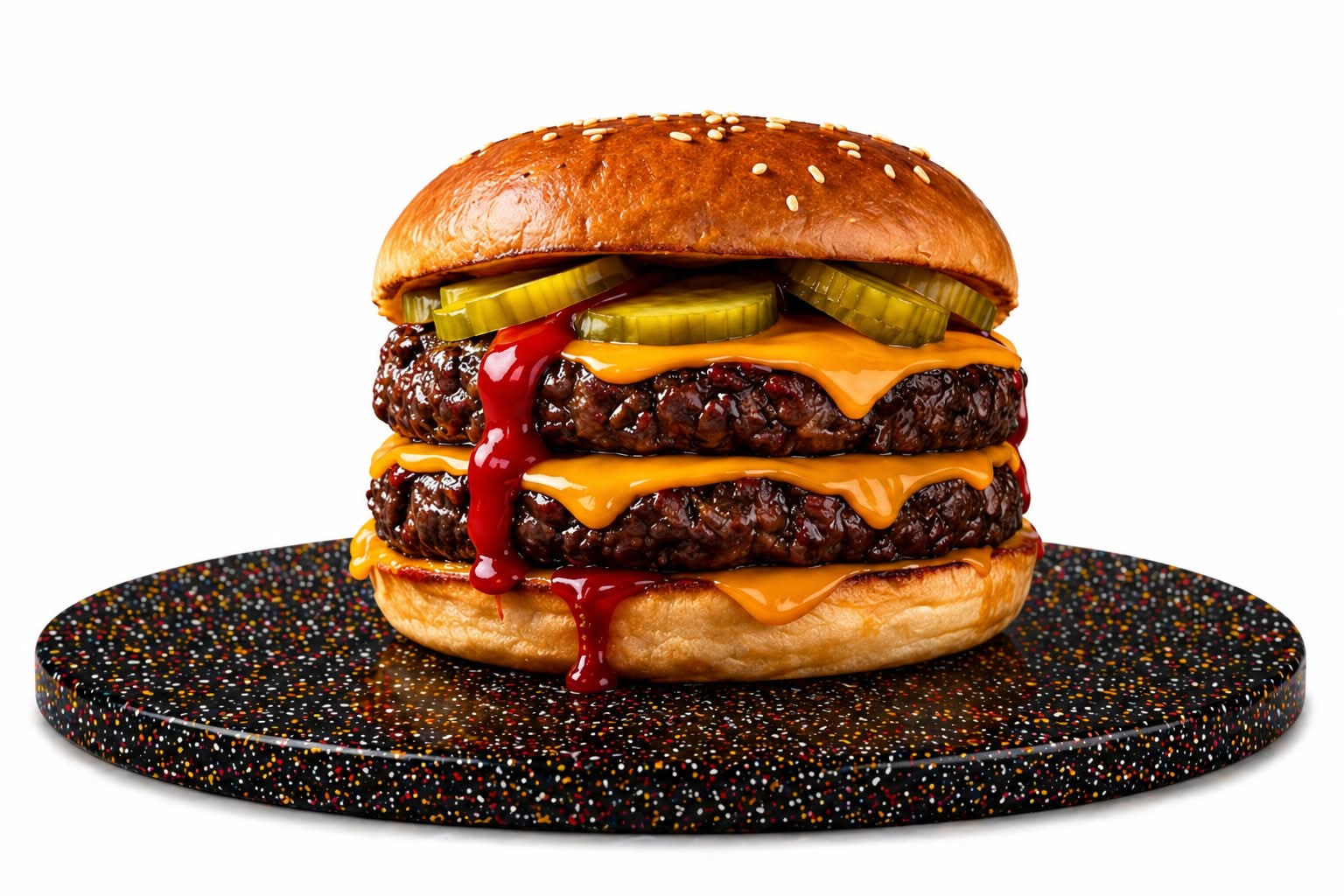 Double cheese burger