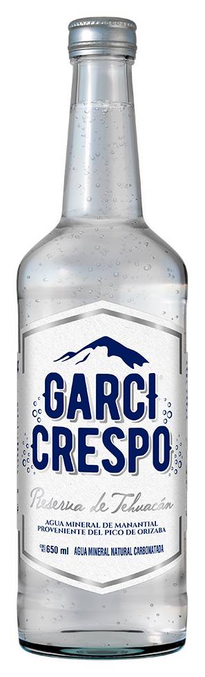 Garci Crespo · Agua mineral garci crespo vidrio (650 ml)