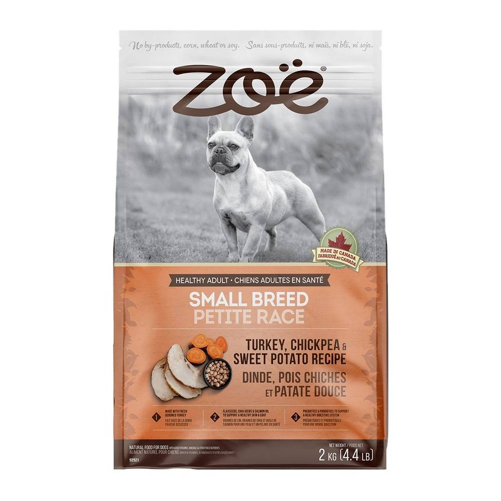 Zoë Turkey Sweet Potato Chickpea Small Breed Dog Food (2 kg)