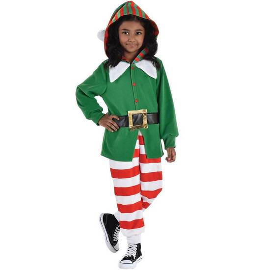 Kids' Elf One Piece Zipster Costume - Size - S