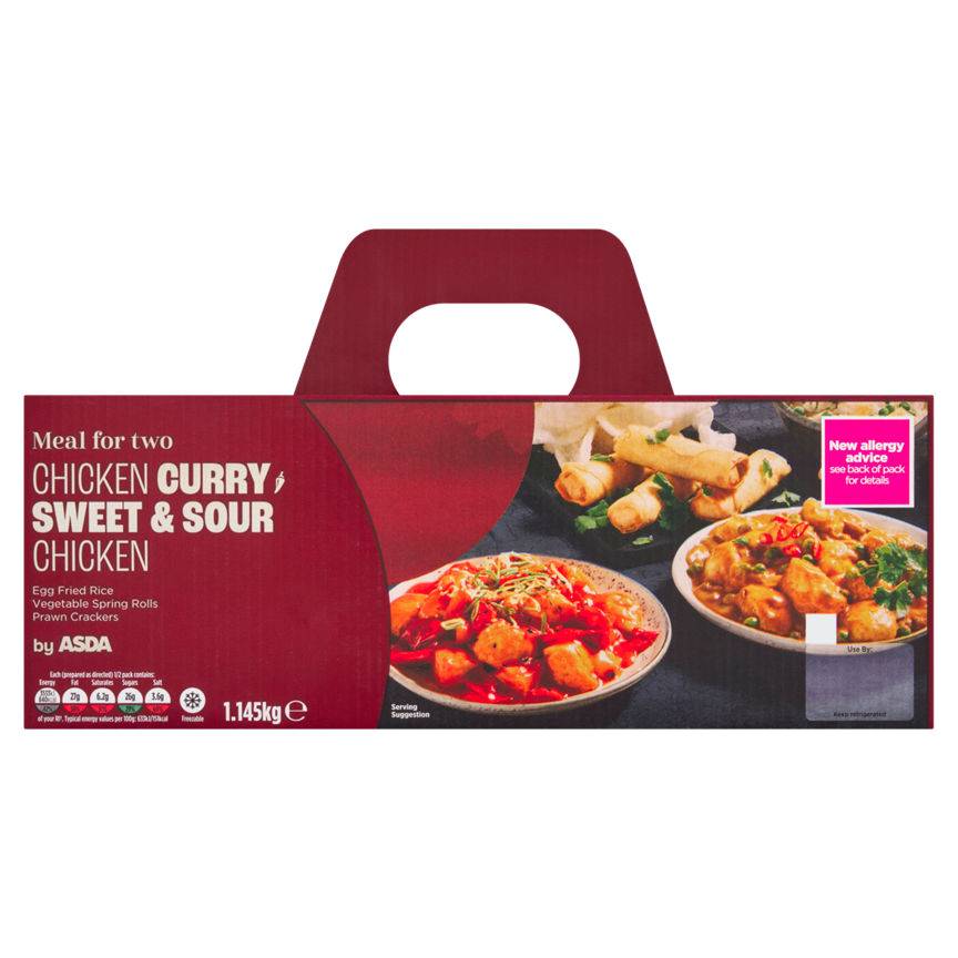 ASDA Chinese Style Sweet & Sour Chicken Curry Meal