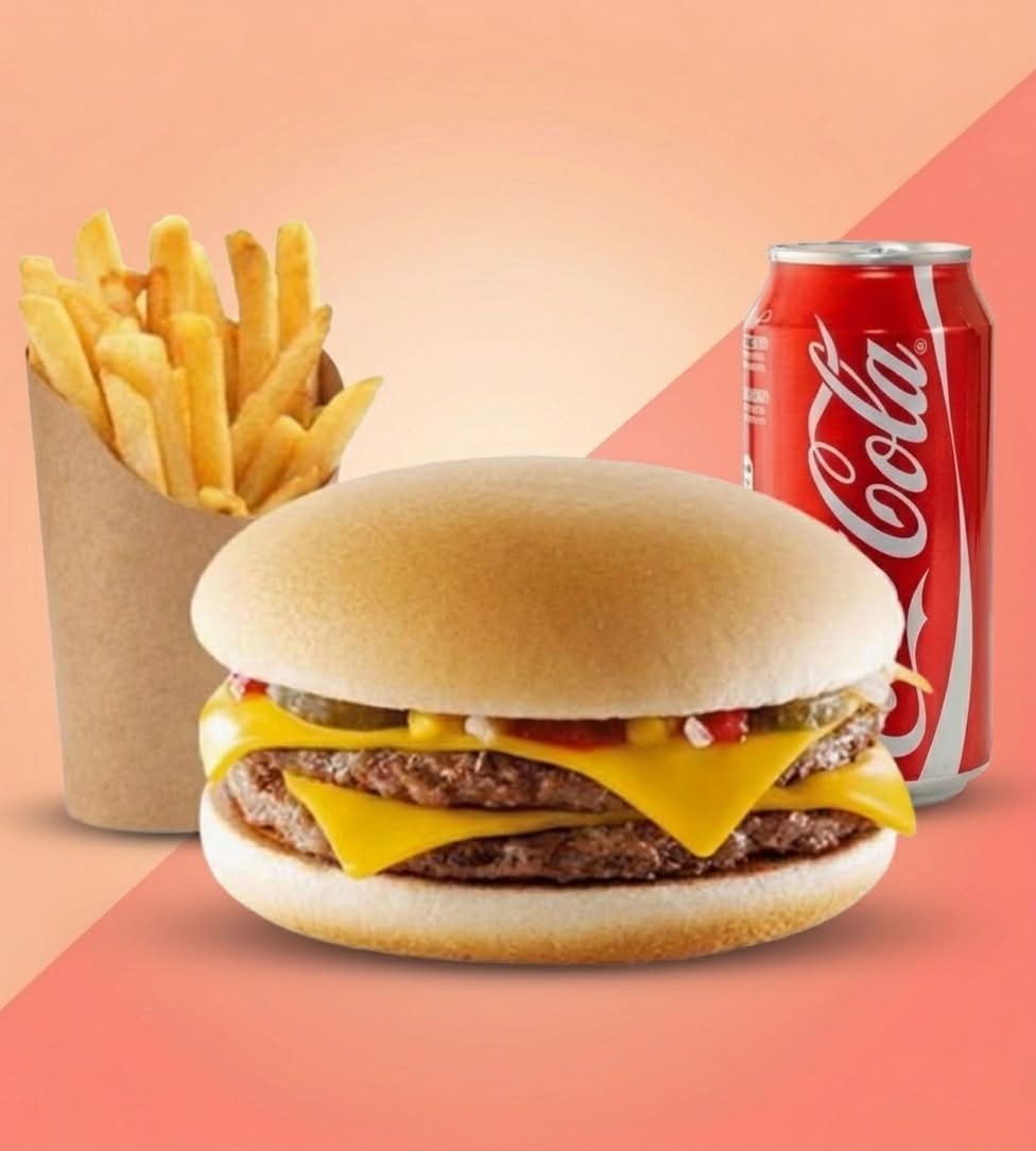 Menu  Double Cheese Burger