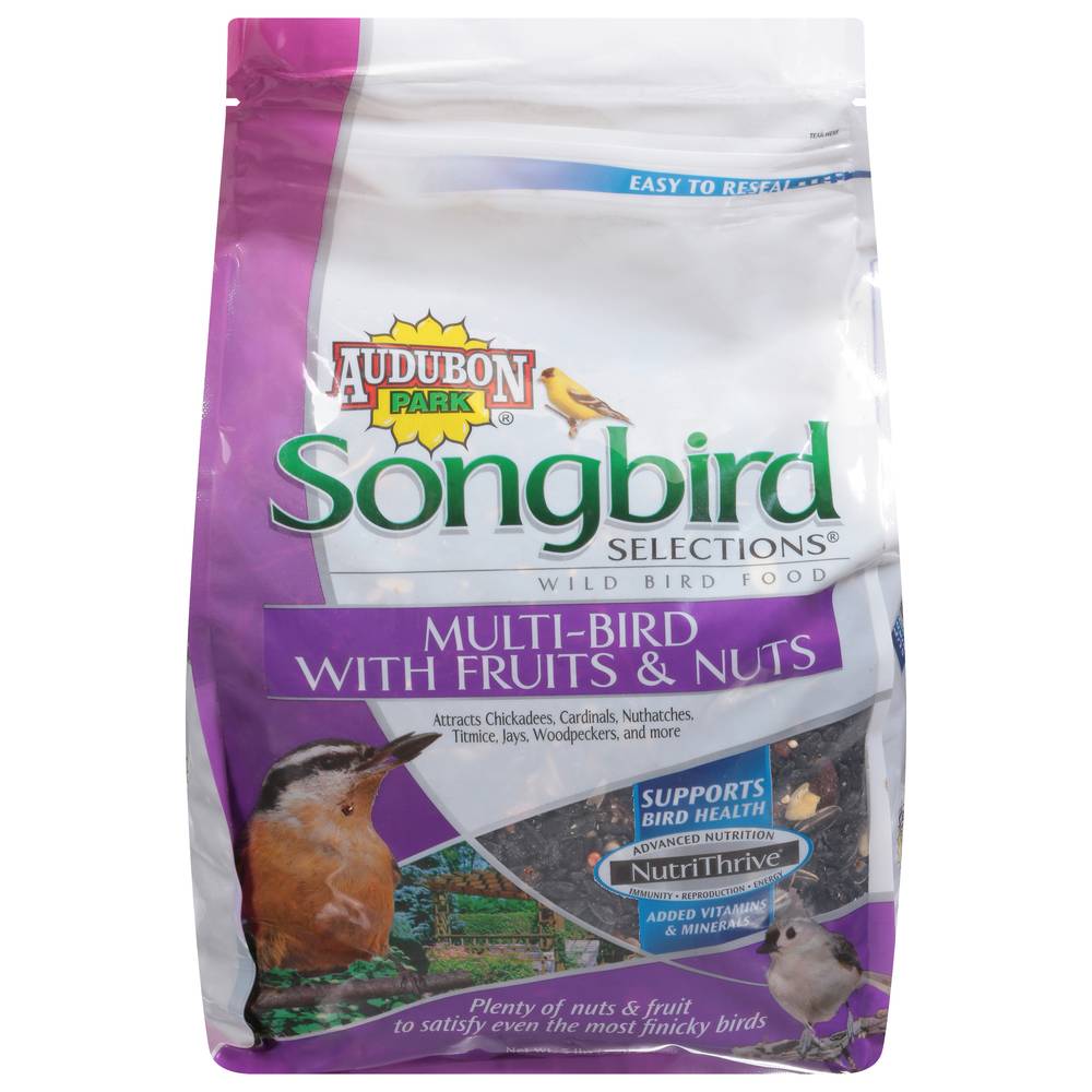 Audubon Park Songbird Selections Wild Bird Food With Fruit & Nuts (5 lbs)