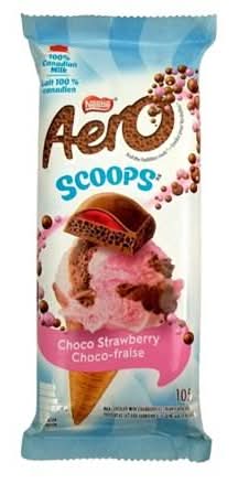 Aero Scoops Chocolate Bar, Strawberry