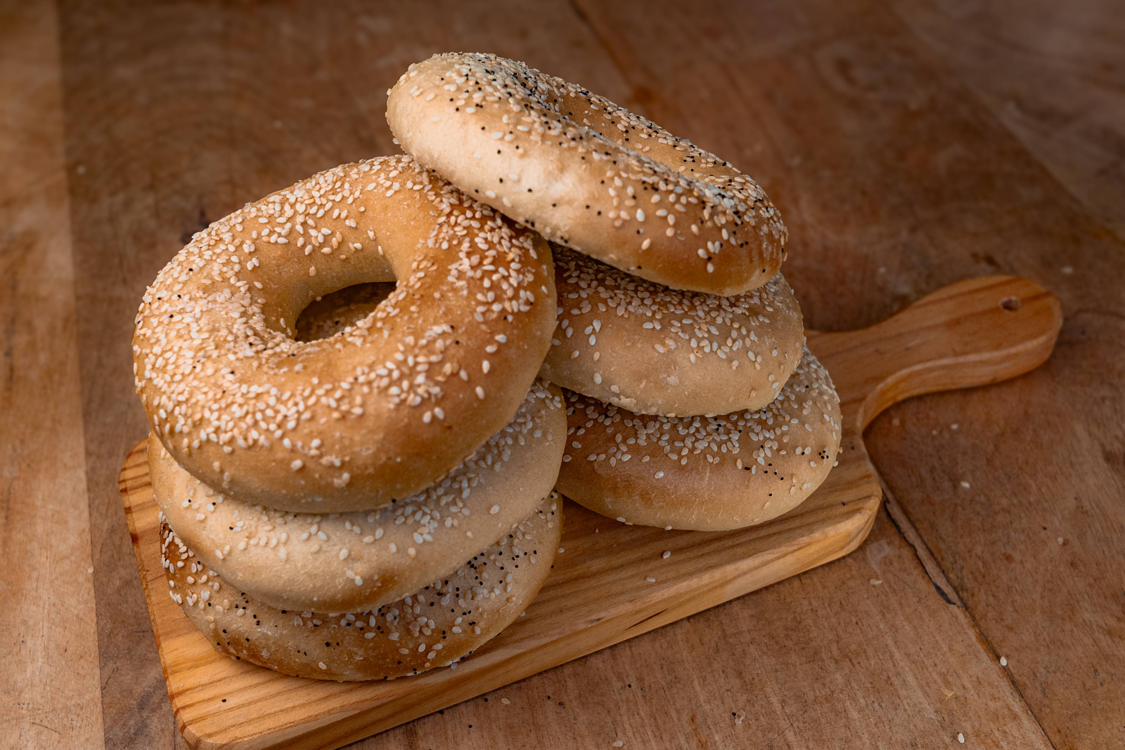Bagels simples X6 - Plain Bagels