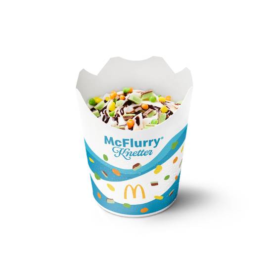 McFlurry Knetter met Chocoladesaus
