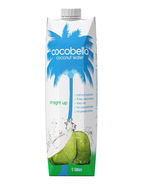 Cocobella Straight Up Coconut Water 1L