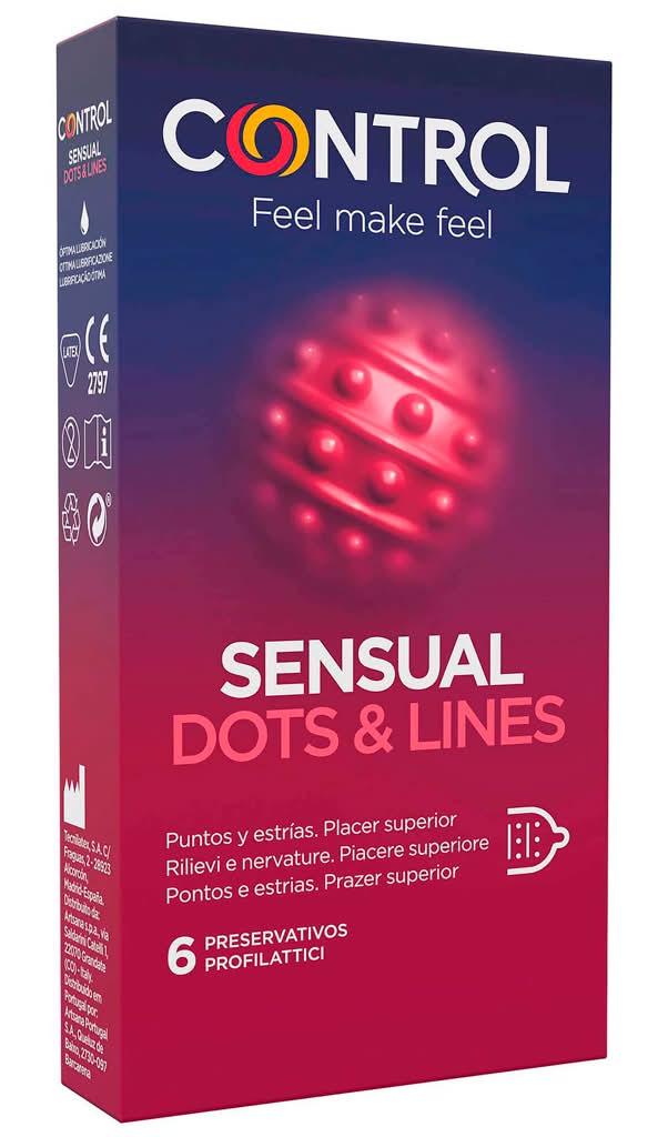 Control - Preservativos Touch & Feel, 6 unidades