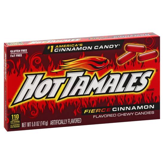 Hot Tamales Fierce Cinnamon Flavored Chewy Candies (5 oz)