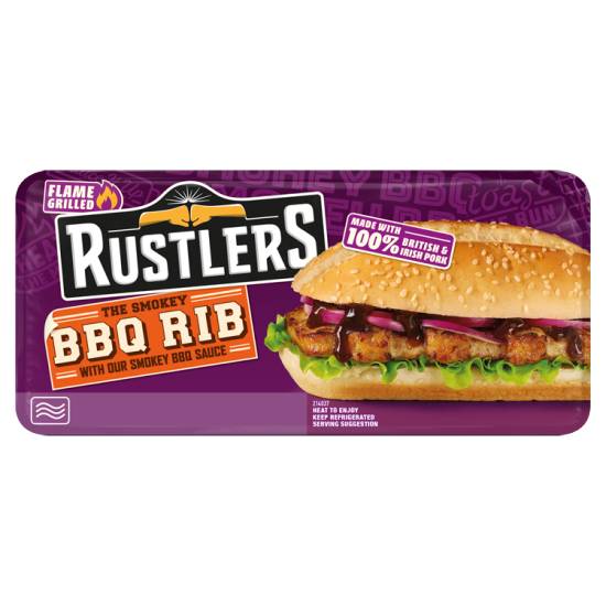 Rustlers the Smokey Bbq Rib 157g