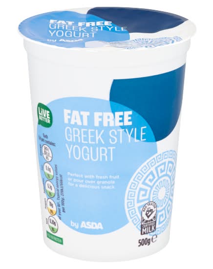 ASDA Fat Free Greek Style Yogurt (500g)