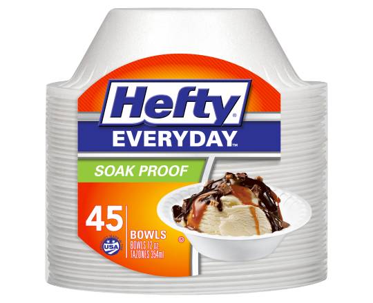 Hefty Everyday Soak Proof Bowls (45 ct)