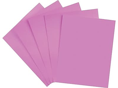 Staples Brights Multipurpose Paper, 24 lbs., 8.5 x 11, Purple, 500/Ream (20110)