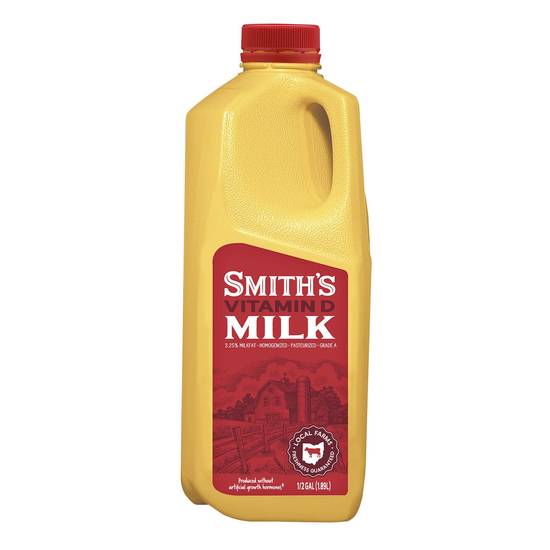 Smith's Dairy Vitamin D Milk Half Gallon