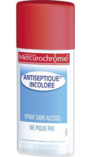 Antiseptique incolore MERCUROCHROME - le spray de 100 ml