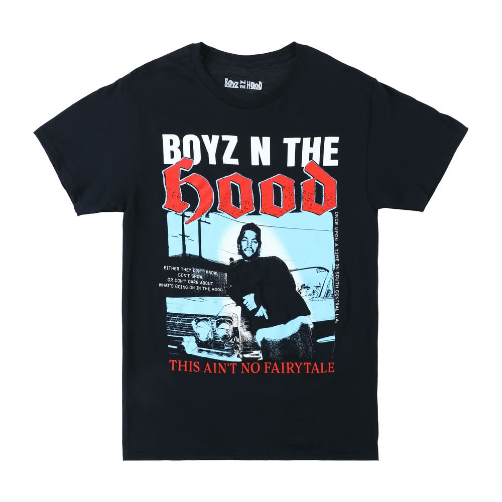 Boyz N The Hood No Fairytales Graphic Tee Medium Black