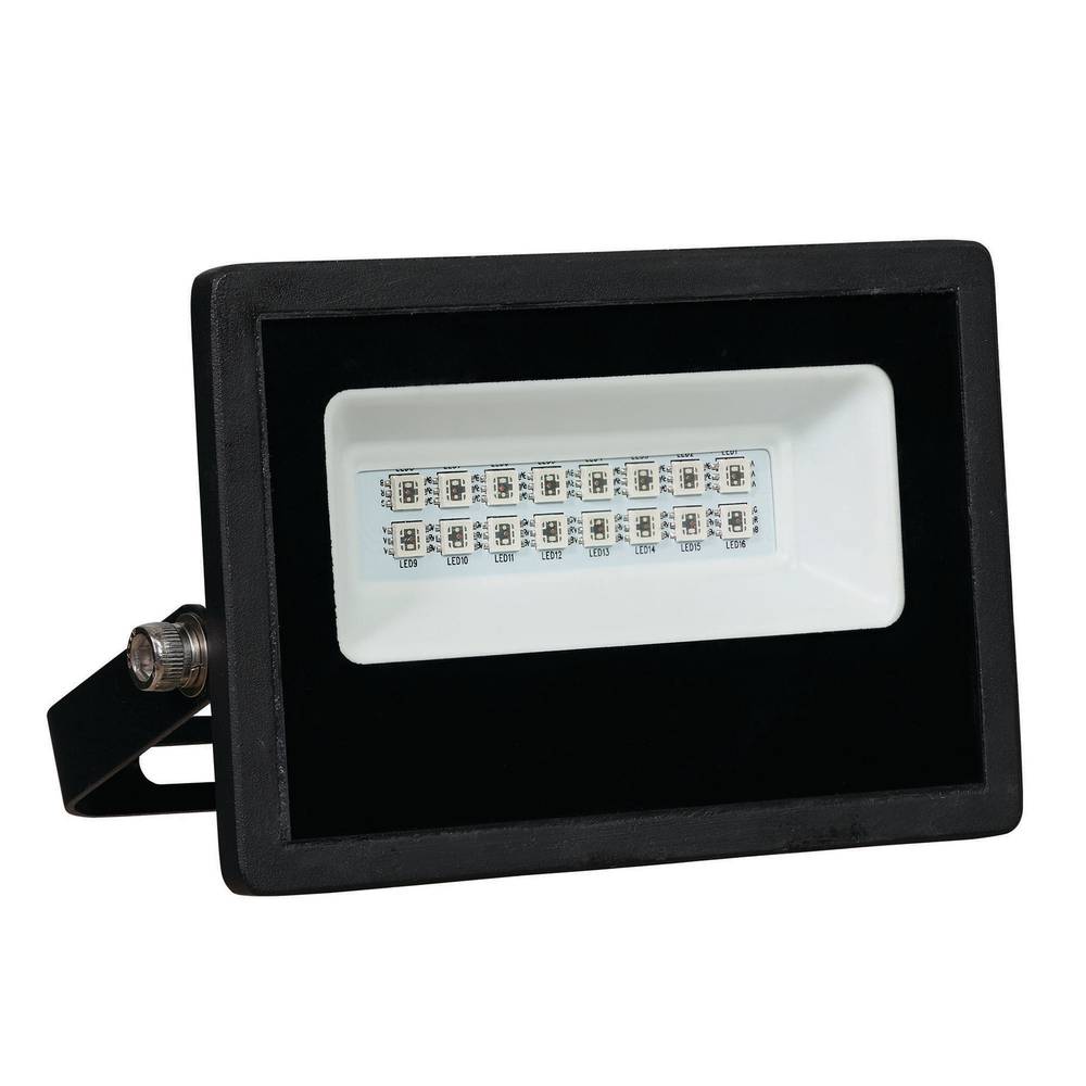 Haunted Living LED Multi-Function Multi-Color Halloween Flood Light with Remote | ES63-592L