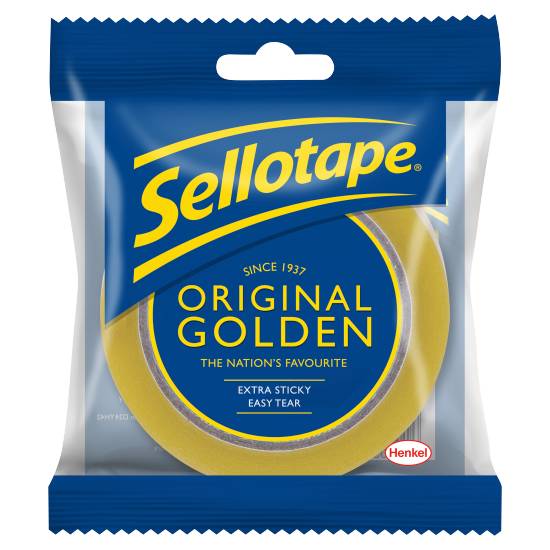 Sellotape Original Golden Sticky Tape Roll (24mm x 50m)