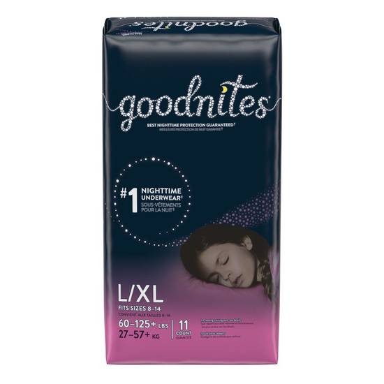 Goodnites Underwear Nighttime Large (11 ct)