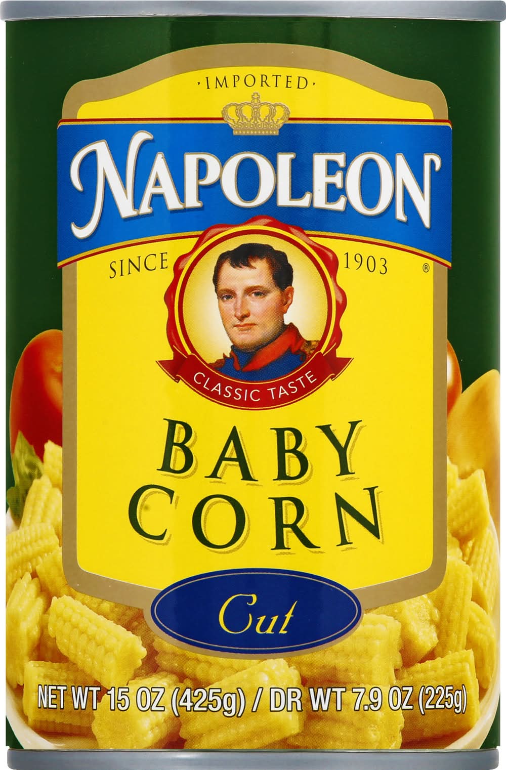 Napoleon Cut Baby Corn (15 oz)
