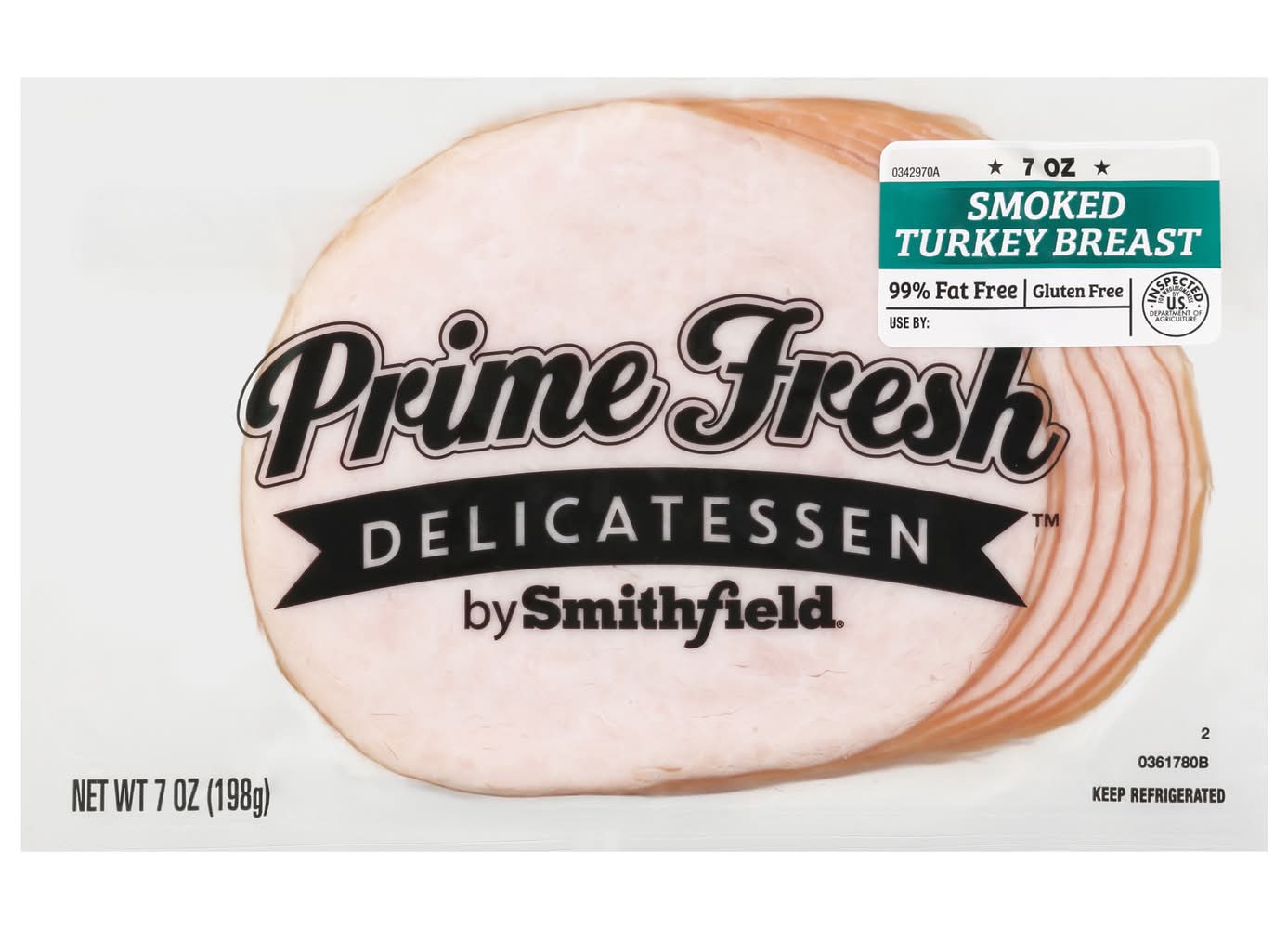 Smithfield Prime Fresh Delicatessen Smoked Turkey Breast (8 oz)