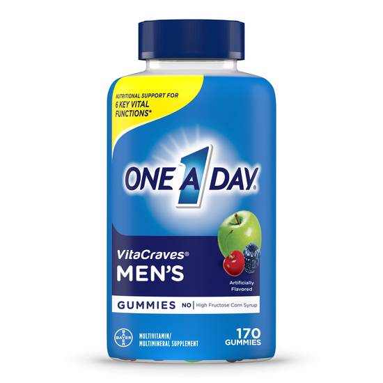 One A Day Men's Multivitamin Gummies, 170 CT