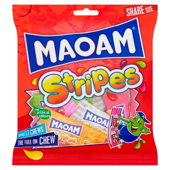 MAOAM Stripes Chewy Candy Share Size (140g)