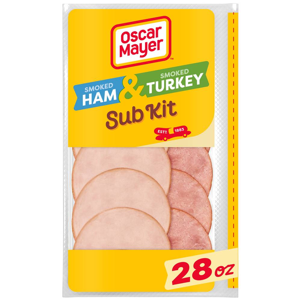 Oscar Mayer Smoked Ham and Turkey Sub Kit (1.75 lbs)