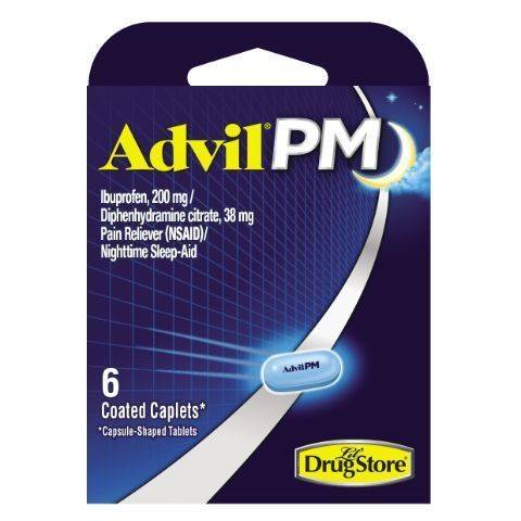 Advil Pm Pain Reliever & Nigh Time Sleep Aid Caplets