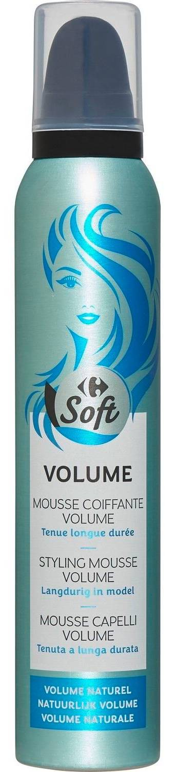 Carrefour Soft - Mousse coiffante volume (200ml)