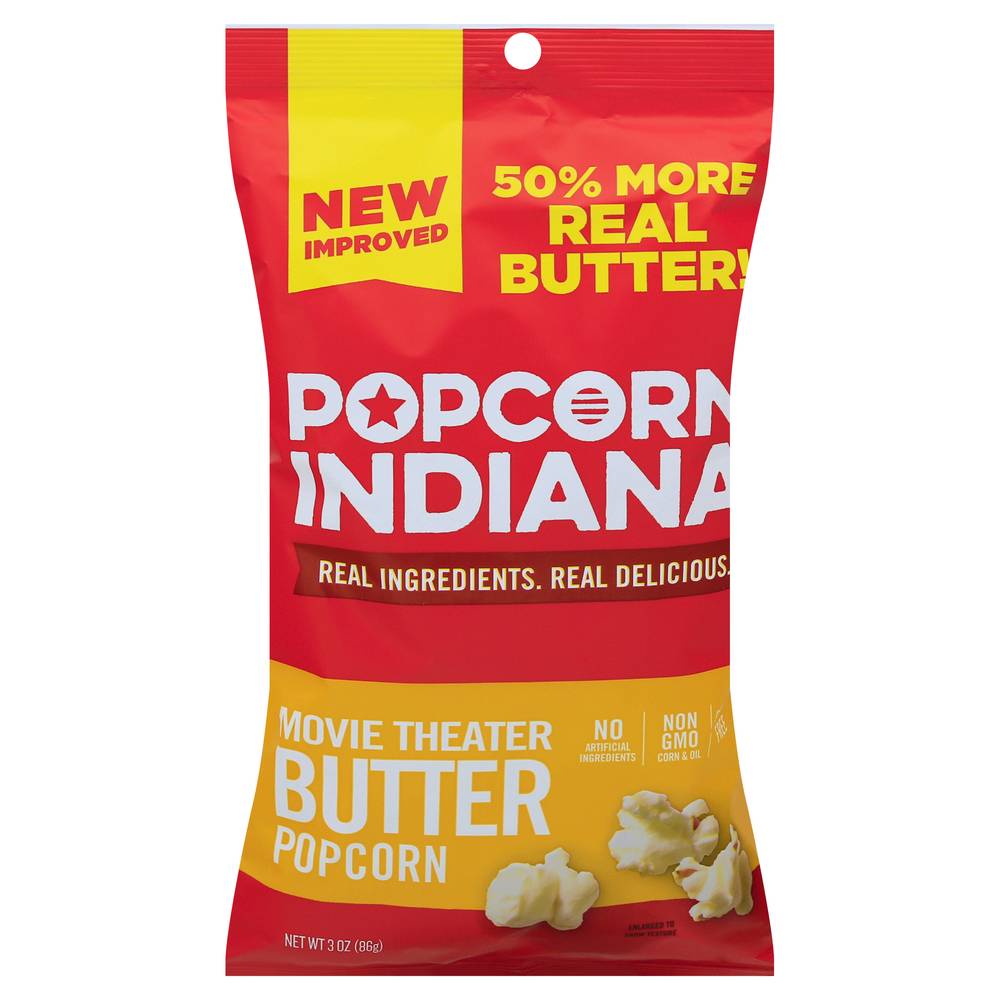 Popcorn Indiana Movie Theater Butter Popcorn (3 oz)