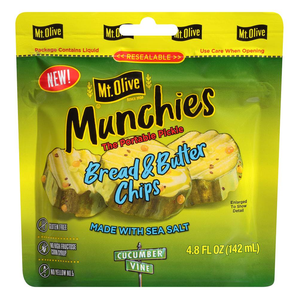 Mt. Olive Bread & Butter Pickle Chips (4.8 fl oz)