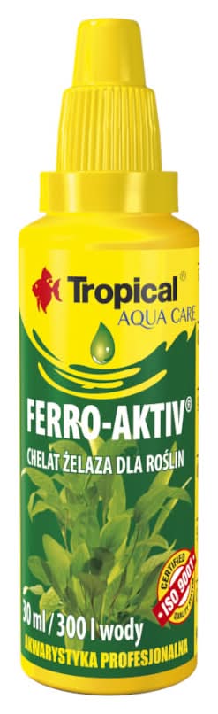 30 ml Tropical Ferro Aktiv quelato de hierro para plantas acuáticas
