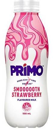 Primo smooth strawberry milk 500ml