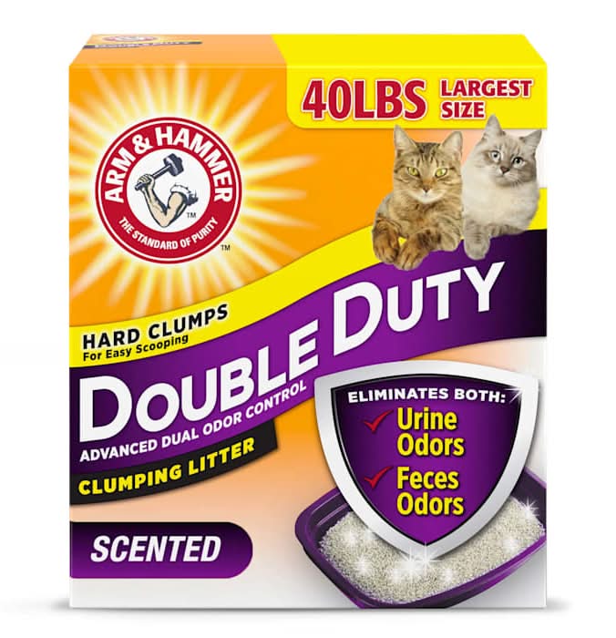 Arm & Hammer Double Duty Clumping Litter for Cats, 40 lbs.