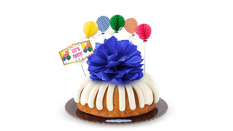 Let's Party 10” Decorated Bundt Cake
