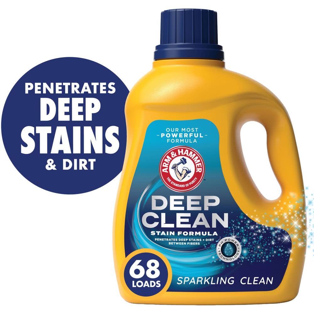 Arm & Hammer Deep Clean Stain Formula Liquid Laundry Detergent (102 fl oz)