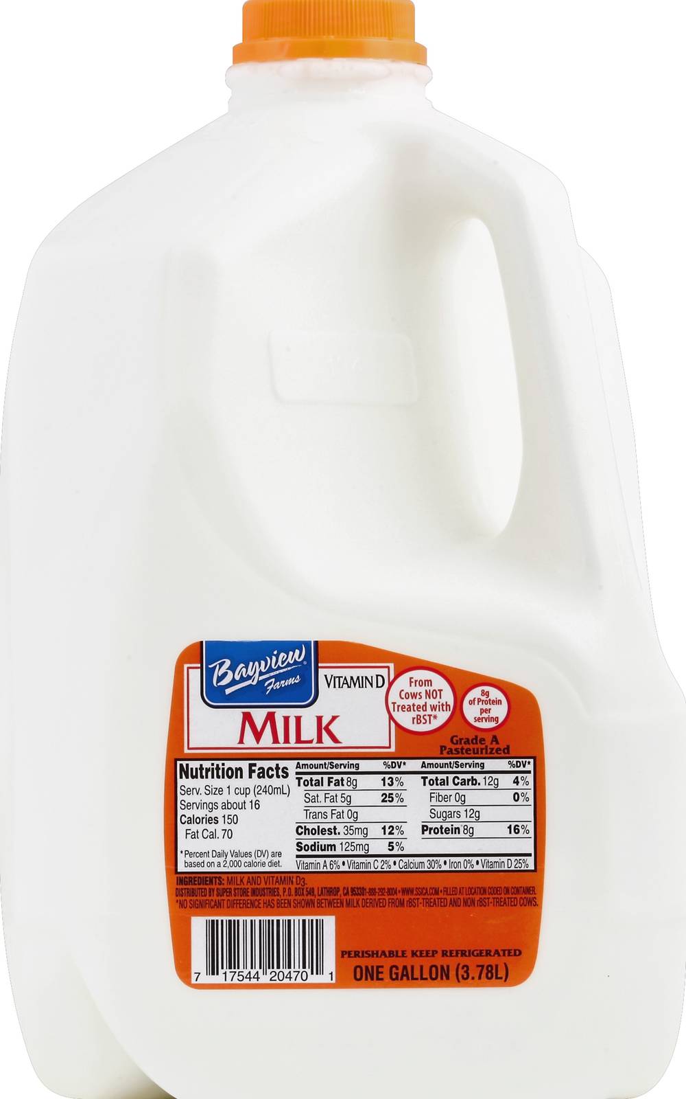 Bayview Farms Milk (1 gal)