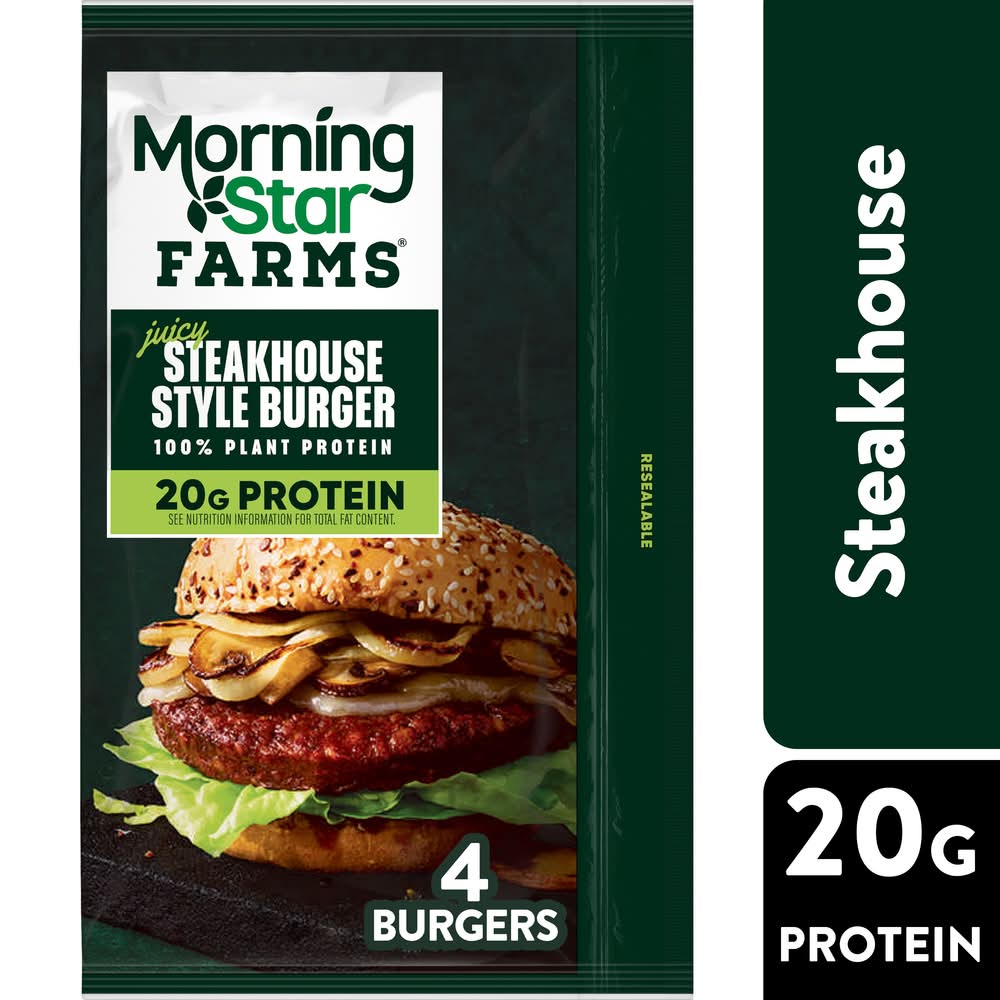 MorningStar Farms Steakhouse Style Veggie Burgers (16 oz, 4 ct)